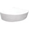 Tablier De Baignoire FANY - Tablier Motif Vague 135x135cm - ABS - Blanc -Geberit || Grohe || ALLIBERT Soldes 3115743 1