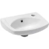 Siko Lave-mains Avec Trou Pour Robinetterie Sur La Droite, Trop Plein, 35x28 Cm, Blanc (EUR913) -Geberit || Grohe || ALLIBERT Soldes 31559370 1