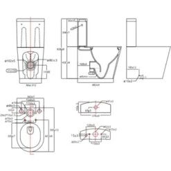 Swiss Aqua Technologies Brevis WC à Poser Sans Bride + Abattant Softclose (SATBRE031RREXVP) -Geberit || Grohe || ALLIBERT Soldes 31933053 5