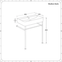Hudson Reed Exton - Lavabo Sur Pieds Avec 1 Trou - 40cm X 29&445cm - Chromé 11 Hudson Reed Exton - Lavabo Sur Pieds Avec 1 Trou - 40cm X 29&445cm - Chromé -Geberit || Grohe || ALLIBERT Soldes 33094009 5
