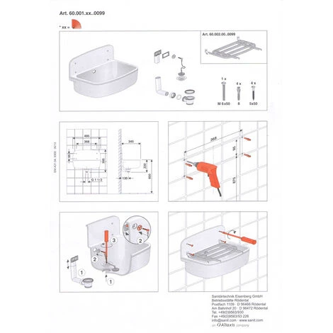 Sanit (Groupe Nicoll/Aliaxis) Poste D Eau Pour Fixation Murale, Blanc (60001010099) 7 Sanit (Groupe Nicoll/Aliaxis) Poste D Eau Pour Fixation Murale, Blanc (60001010099) – Image 5