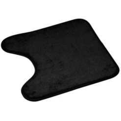 Tapis Contour WC Vitamine II 45x45cm Noir