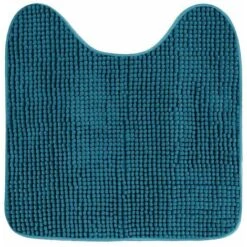 Tapis Contour WC Sweety 45x45cm Bleu Canard