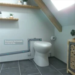 Aquacompact Silence + - WC Broyeur Intégré Avec Option Lave-mains - Fabrication Française -Geberit || Grohe || ALLIBERT Soldes 33957811 3