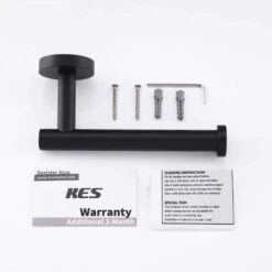 Triomphe Porte Papier Toilette Mural Porte Papier Toilette En Acier Inoxydable 304 Finition Polie, Noir -Geberit || Grohe || ALLIBERT Soldes 33994277 4