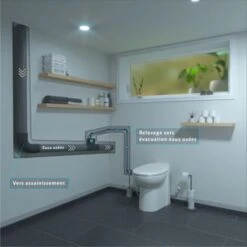 Aquacompact Start - WC Broyeur Intégré - Fabrication Française -Geberit || Grohe || ALLIBERT Soldes 35854770 4