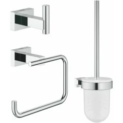 GROHE Set D’accessoires 3 En 1 Chromé Essentials Cube