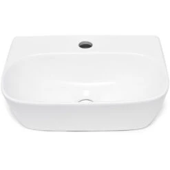 Swiss Aqua Technologies Brevis Lavabo Suspendu Avec Trou Pour Robinetterie, 43x30x13cm (SATBRE4330R) -Geberit || Grohe || ALLIBERT Soldes 37989441 3