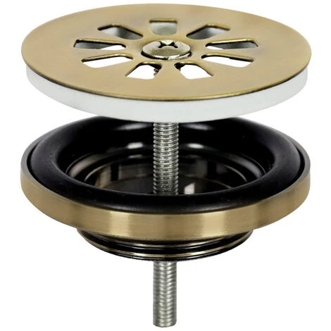 Differnz Force Set Lave-mains 40x22x8cm 1 Trou Avec Robinet Courbé Et Siphon + Bonde Or Mat Rectangulaire Céramique Blanc 5 Differnz Force Set Lave-mains 40x22x8cm 1 Trou Avec Robinet Courbé Et Siphon + Bonde Or Mat Rectangulaire Céramique Blanc – Image 3