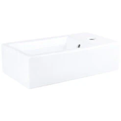 Differnz Force Set Lave-mains 40x22x8cm 1 Trou Avec Robinet Courbé Et Siphon + Bonde Or Mat Rectangulaire Céramique Blanc 10 Differnz Force Set Lave-mains 40x22x8cm 1 Trou Avec Robinet Courbé Et Siphon + Bonde Or Mat Rectangulaire Céramique Blanc -Geberit || Grohe || ALLIBERT Soldes 38909576 4