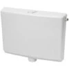 Wisa 550 Réservoir WC Suspendu Bas à Simple Chasse 6/9 Litres Réglable Blanc -Geberit || Grohe || ALLIBERT Soldes 38911000 1