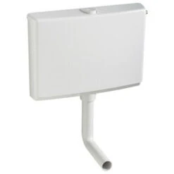 Wisa 550 Réservoir WC Suspendu Bas à Simple Chasse 6/9 Litres Réglable Blanc -Geberit || Grohe || ALLIBERT Soldes 38911000 3