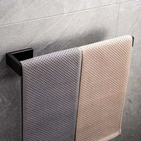 Porte Serviettes Mural, Anneaux Porte-serviettes En Acier Inoxydable, Support De Serviettes WC Accessoirs Salles De Bains 31cm 4 Porte Serviettes Mural, Anneaux Porte-serviettes En Acier Inoxydable, Support De Serviettes WC Accessoirs Salles De Bains 31cm – Image 2