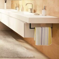 Porte Serviettes Mural, Anneaux Porte-serviettes En Acier Inoxydable, Support De Serviettes WC Accessoirs Salles De Bains 31cm 9 Porte Serviettes Mural, Anneaux Porte-serviettes En Acier Inoxydable, Support De Serviettes WC Accessoirs Salles De Bains 31cm -Geberit || Grohe || ALLIBERT Soldes 39122968 3