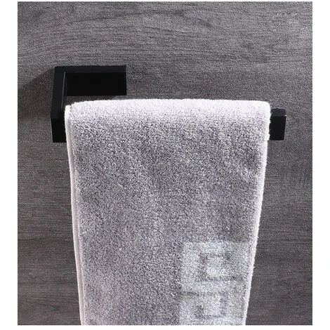 Porte Serviettes Mural, Anneaux Porte-serviettes En Acier Inoxydable, Support De Serviettes WC Accessoirs Salles De Bains 31cm 7 Porte Serviettes Mural, Anneaux Porte-serviettes En Acier Inoxydable, Support De Serviettes WC Accessoirs Salles De Bains 31cm – Image 5