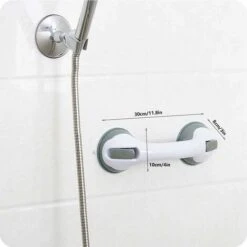 Poignée Avec Ventouse, Main Courante Mobile, Poignée De Sécurité, Support De Salle De Bain, Poignée De Douche, Poignée De Sécurité Pour Salle De Douche, Armoire, Porte Vitrée, Fenêtre -Geberit || Grohe || ALLIBERT Soldes 40295965 4