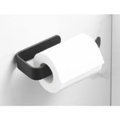 Porte-serviettes Mural à Ouverture Simple Porte-films étirables Libre En Forme De U Perforé, Porte-serviettes En Aluminium épaissi à Espace Polyvalent