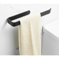 Porte-serviettes Mural à Ouverture Simple Porte-films étirables Libre En Forme De U Perforé, Porte-serviettes En Aluminium épaissi à Espace Polyvalent -Geberit || Grohe || ALLIBERT Soldes 40296253 5