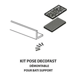 Kit De Pose Démontable Decofast Habillage Bâti-support - Lazer