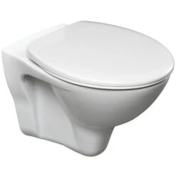 Geberit Pack WC Bâti-support Duofix + WC Cersanit S-line Pro + Abattant + Plaque Blanche (S-LineProGeb3) -Geberit || Grohe || ALLIBERT Soldes 42225093 3