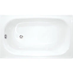 Jika (Groupe Roca) Riga Baignoire Gain De Place 120 X 70 Cm En Acier émaillé, Blanc (H2340200000001)