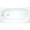 Jika (Groupe Roca) Riga Baignoire Gain De Place 130 X 70 Cm En Acier émaillé, Blanc (H2340300000001) -Geberit || Grohe || ALLIBERT Soldes 42718043 1