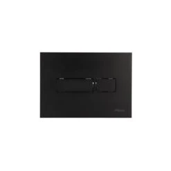 Plaque De Commande NICOLL Rec - Double Volume - Noir - PBRECN