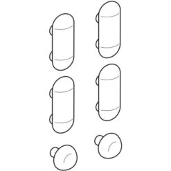 Geberit Un Tampon De Couverture De Siège Pour Sièges De Toilette Renova 598123000