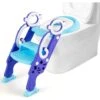 COSTWAY Siège De Toilette Pour Enfants Pliable Hauteur Réglable 75KG Avec Coussin Amovible Et Doux En PP+PVC Réducteur WC Bébé Violet -Geberit || Grohe || ALLIBERT Soldes 45760433 1