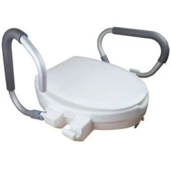 Rehausseur De Toilette Rehausse WC Couvercle, Accoudoirs Amovibles Hauteur 10 Cm Alcal▀ Mobiclinic -Geberit || Grohe || ALLIBERT Soldes 45794532 5