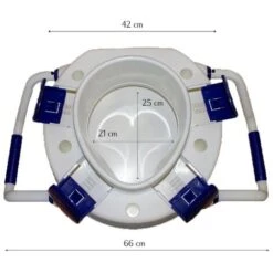 Rehausseur WC Avec Couvercle Accoudoirs Hauteur 11 Cm Jusqu'Ë 110 Kg -Geberit || Grohe || ALLIBERT Soldes 45794639 4