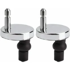Lot De Fixation Abattant Macaron Wc Universels Pour Abattant De WC-Compatible Avec La Plupart Des Sièges De WC Standards Avec Système D'abaissement Automatique-Facile à Installer