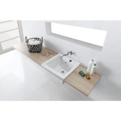 Bac à Laver BLINK - Dimensions : 64 X 61 Cm - Profondeur De La Cuve : 30,2 Cm - Couleur : BLANC 9 Bac à Laver BLINK - Dimensions : 64 X 61 Cm - Profondeur De La Cuve : 30,2 Cm - Couleur : BLANC -Geberit || Grohe || ALLIBERT Soldes 477245 3