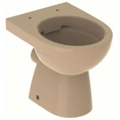 WC Sur Pied, Système De Lavage Renova, Sortie Horizontale, Forme Partiellement Fermée, Rimfree GEBERIT