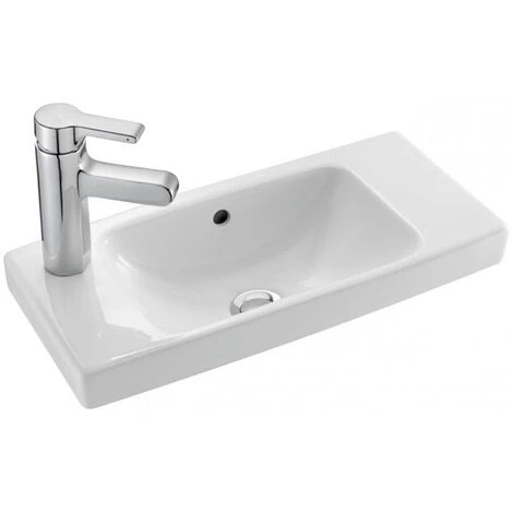 JACOB DELAFON Lave-mains Compact 50 X 22 ODÉON UP Pré-percé 2 Trous Latéraux 3 JACOB DELAFON Lave-mains Compact 50 X 22 ODÉON UP Pré-percé 2 Trous Latéraux