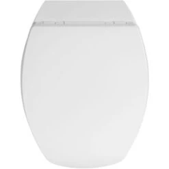 ALLIBERT Abattant WC En Bois Compressé BACCARA 2 Blanc