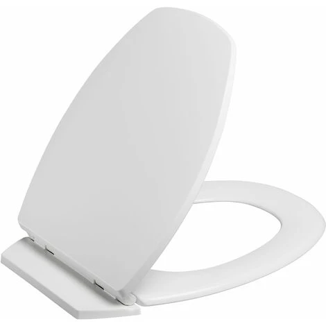 ALLIBERT Abattant WC En Bois Compressé BACCARA 2 Blanc 4 ALLIBERT Abattant WC En Bois Compressé BACCARA 2 Blanc – Image 2