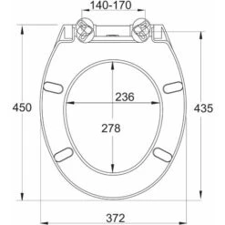 ALLIBERT Abattant WC à  Fermeture Progressive Et Déclipsable MILA Blanc -Geberit || Grohe || ALLIBERT Soldes 50895534 4