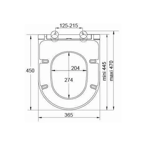 ALLIBERT Abattant WC à Fermeture Progressive Et Déclipsable Duneo 6 ALLIBERT Abattant WC à Fermeture Progressive Et Déclipsable Duneo – Image 4