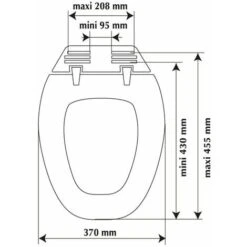 ALLIBERT Abattant WC En Bois Compressé Déclipsable ATLAS Blanc -Geberit || Grohe || ALLIBERT Soldes 50895571 4