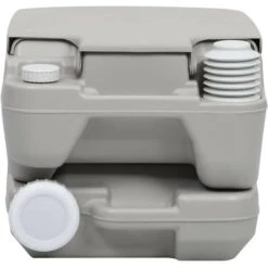 Hommoo Toilette Portable De Camping Gris 10+10 L -Geberit || Grohe || ALLIBERT Soldes 54059094 4
