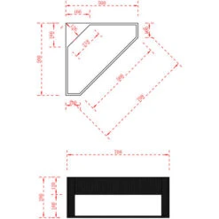 Lave-mains D'angle En Solid Surface TWG70 - Blanc Mat - 50 X 50 X 28 Cm 10 Lave-mains D'angle En Solid Surface TWG70 - Blanc Mat - 50 X 50 X 28 Cm -Geberit || Grohe || ALLIBERT Soldes 54314565 4