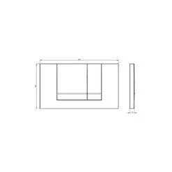 Lot Villeroy & Boch Bati Viconnect + Plaque Blanche -Geberit || Grohe || ALLIBERT Soldes 54480022 3