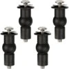 Fixation Universelle Siège Toilette Charnières De Fixation Caoutchouc Cheville Couvercle Toilette Abattant WC Vis Fixe Charnières Siège Toilette Boulons D'Écrous Couvercle Pièces Réparation Toilette -Geberit || Grohe || ALLIBERT Soldes 54679607 1