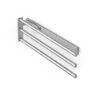 Emuca Porte-serviettes Extensibles, 3 Bras, Anodisé Mat, Aluminium, 1 U -Geberit || Grohe || ALLIBERT Soldes 54868744 1