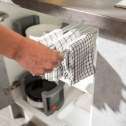 Emuca Porte-serviettes Extensibles, 3 Bras, Anodisé Mat, Aluminium, 1 U -Geberit || Grohe || ALLIBERT Soldes 54868744 3