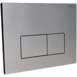 WIRQUIN Plaque De Commande Wc Suspendu 3/6L DESIGN Chromée Brillant