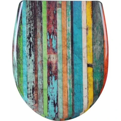 WOLTU Abattant De Toilette En Duroplast Avec Charnière.Couvercle De WC.fixation Rapide.antibactérienne.45.5x37.1cm. Vieille Planche 3 WOLTU Abattant De Toilette En Duroplast Avec Charnière.Couvercle De WC.fixation Rapide.antibactérienne.45.5x37.1cm. Vieille Planche