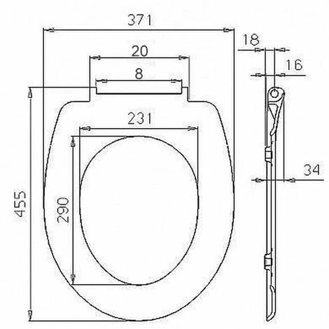 WOLTU Abattant De Toilette En Duroplast Avec Charnière.Couvercle De WC.fixation Rapide.antibactérienne.45.5x37.1cm. Vieille Planche 5 WOLTU Abattant De Toilette En Duroplast Avec Charnière.Couvercle De WC.fixation Rapide.antibactérienne.45.5x37.1cm. Vieille Planche – Image 3