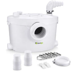 Broyeur Sanitaire Sanigo 3/1 400W Avec Filtre à Charbon Et Panneau De Réparation